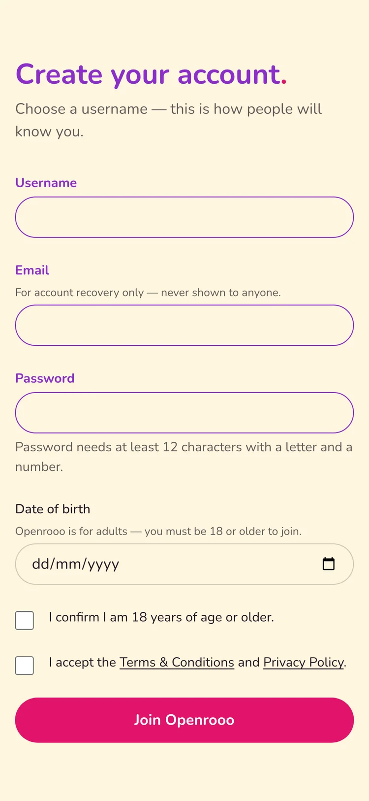 Account Creation