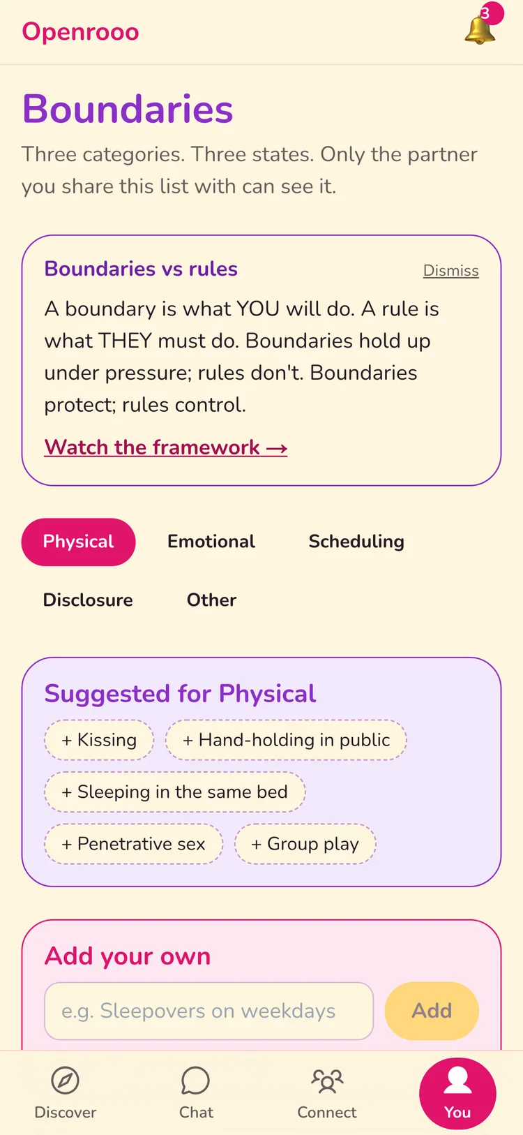 Boundary List Editor