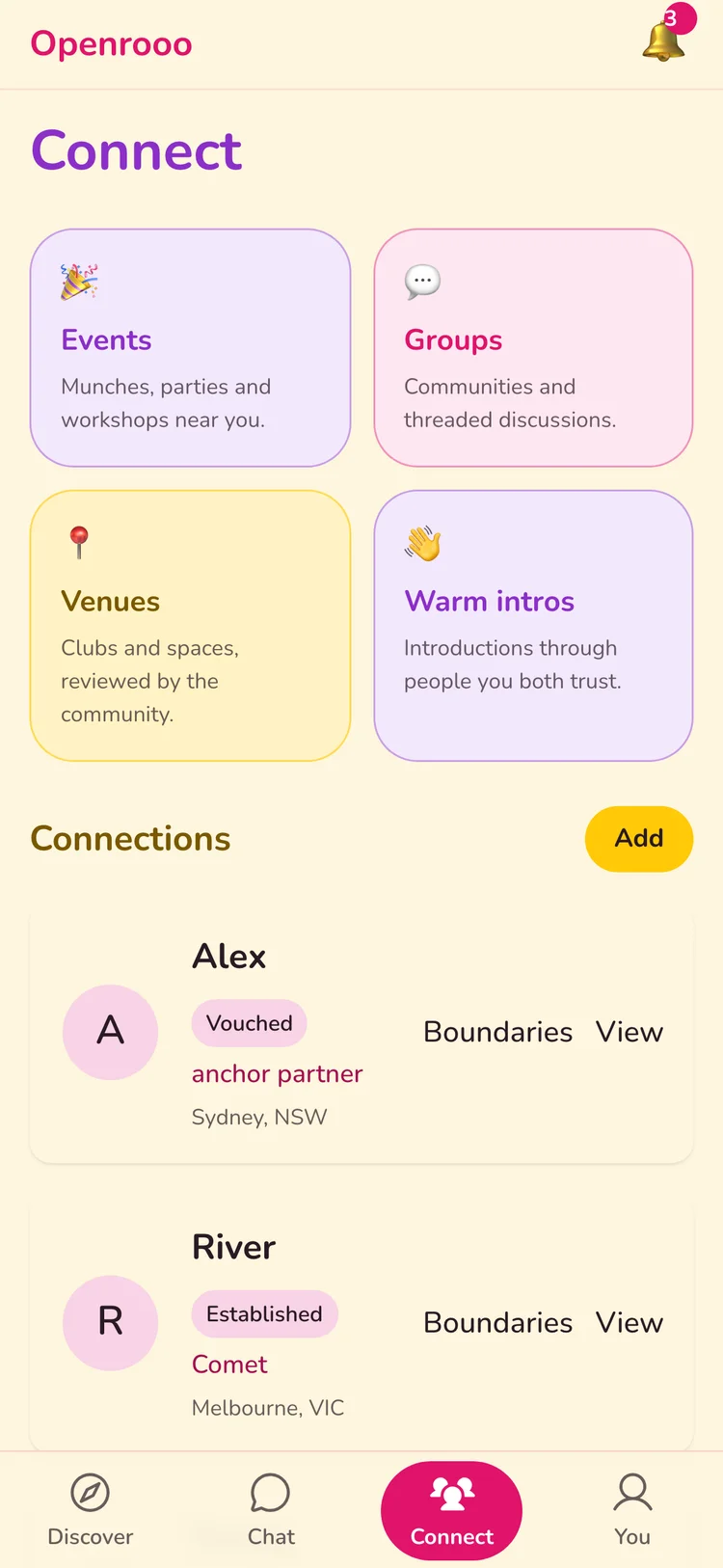 Connections Hub