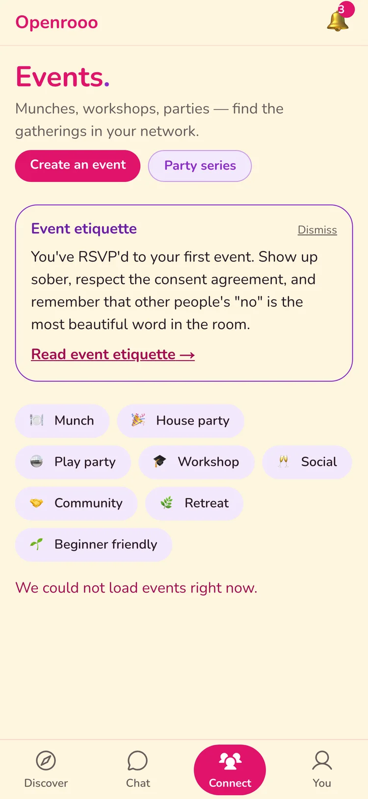 Events Browse