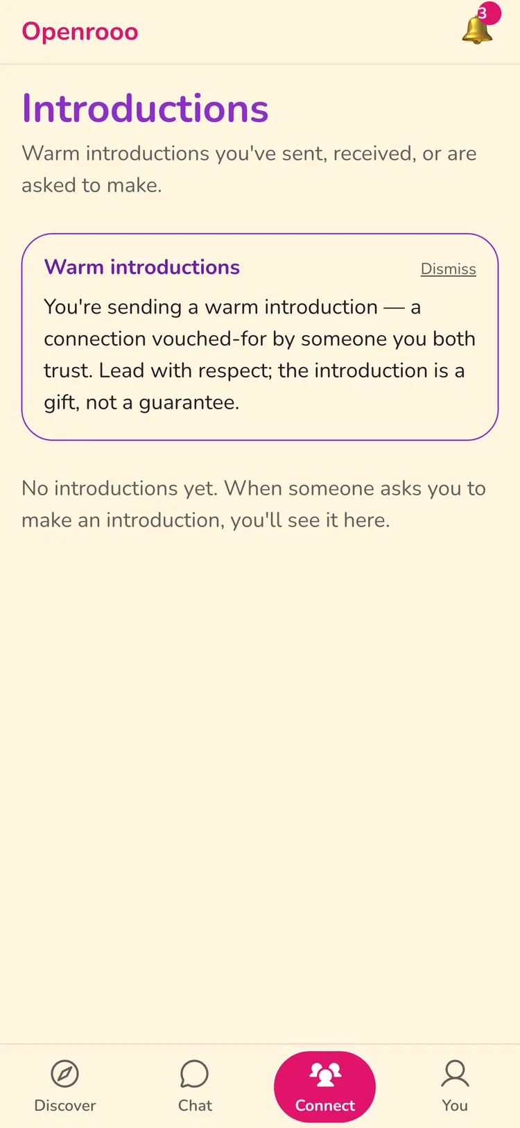 Warm Introductions Inbox