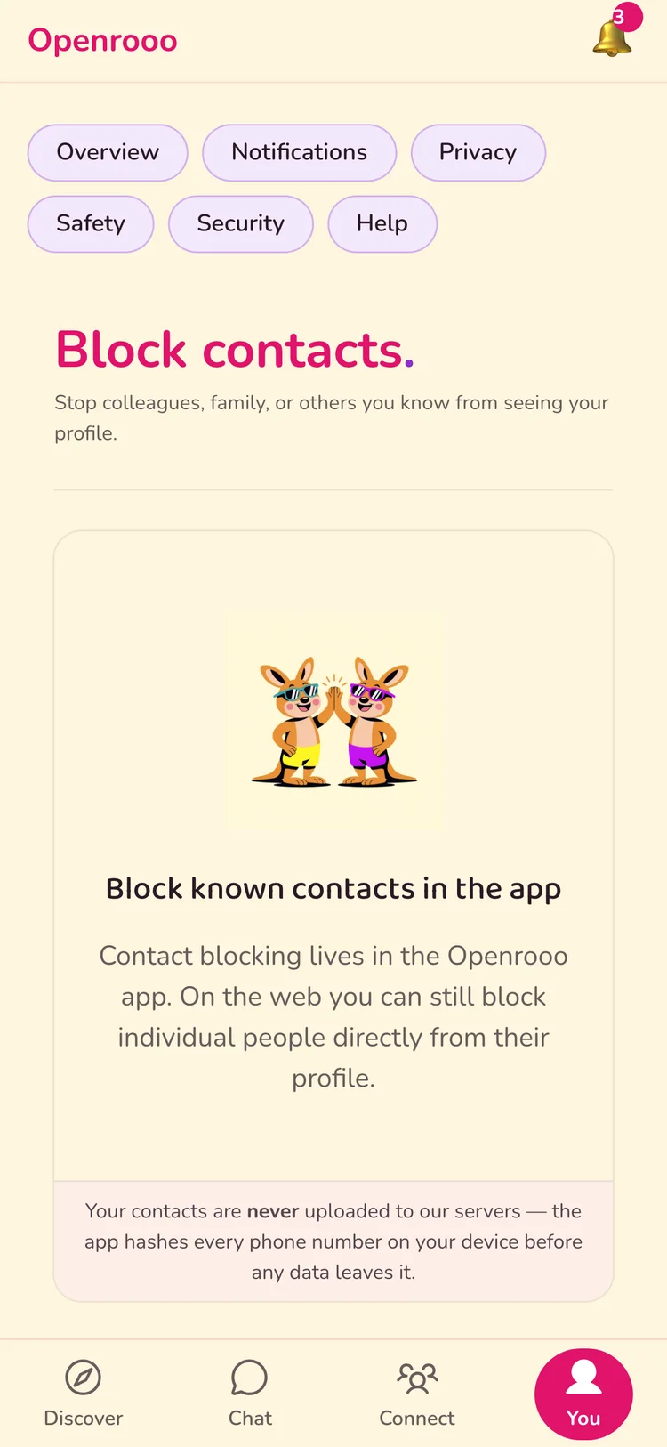 Trusted Contacts