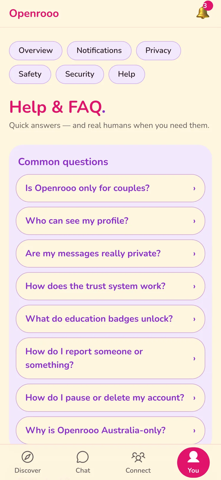 Help & FAQ